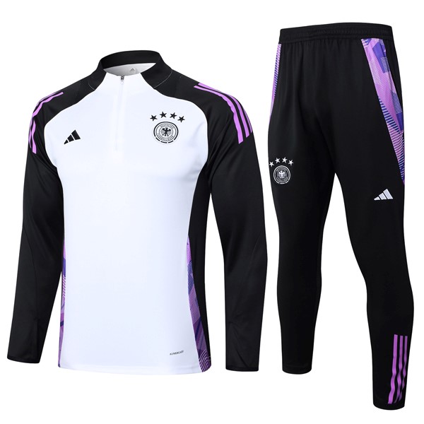 Sudadera De Training Alemania 2024-25 Blanco Negro 3